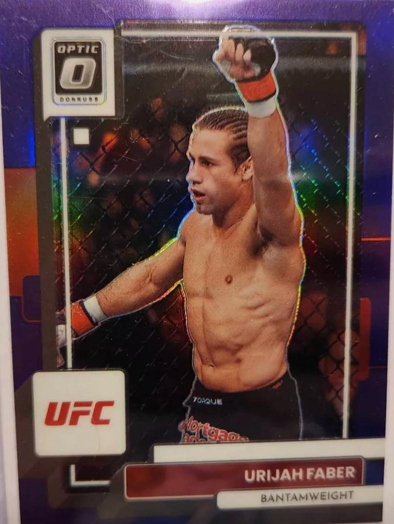 Urijah Faber 2023 Panini Donruss Optic UFC Base #26 Purple