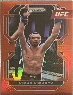 Askar Askarov 2022 Panini Prizm UFC Base #197 Red