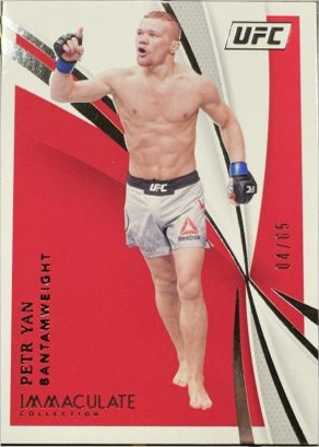 Petr Yan 2021 Panini Immaculate UFC Base #21 Platinum