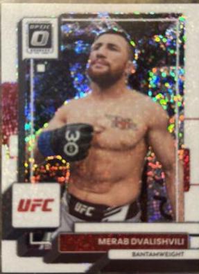 Merab Dvalishvili 2023 Panini Donruss Optic UFC Base #69 White Sparkle