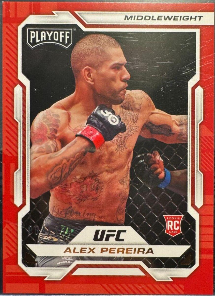 Alex Pereira 2023 Panini Chronicles UFC Base Gala Rookies #499 Bronze