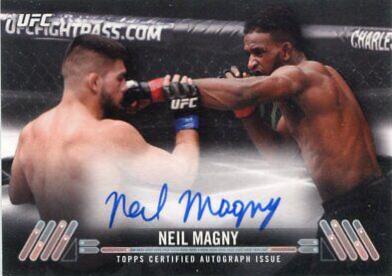 Neil Magny 2017 Topps UFC Knockout Knockout Autographs #KA-NM Green