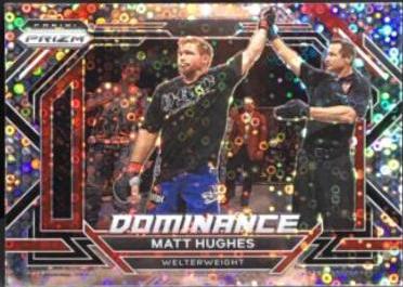 Matt Hughes 2023 Panini Prizm UFC Dominance #17 Silver