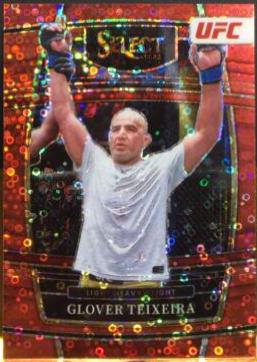 Glover Teixeira 2022 Panini Select UFC Concourse #17 Red Disco