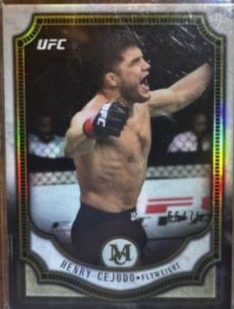 Henry Cejudo 2019 Topps UFC Museum Collection Base #49 Gold