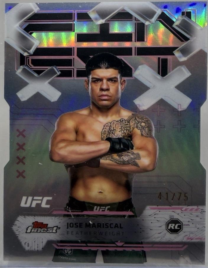 Jose Mariscal 2025 Topps Finest UFC Base Common #95 Die-Cut Refractor