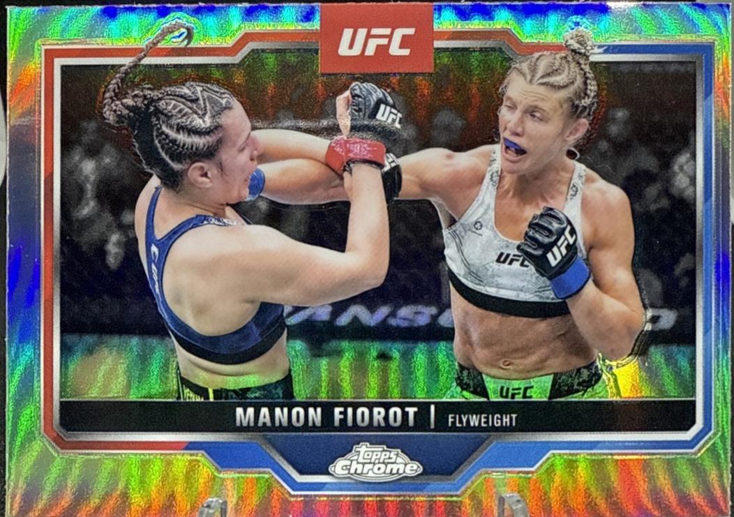 Manon Fiorot 2025 Topps Chrome UFC Base #92 Refractor