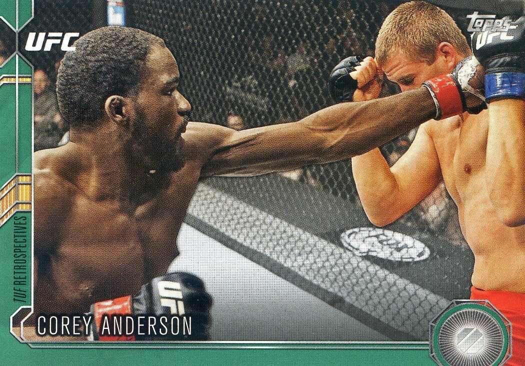 Corey Anderson 2015 Topps UFC Chronicles Base #243 Green