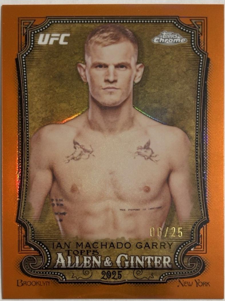 Ian Machado Garry 2025 Topps Chrome UFC Allen & Ginter #AAG-8 Orange