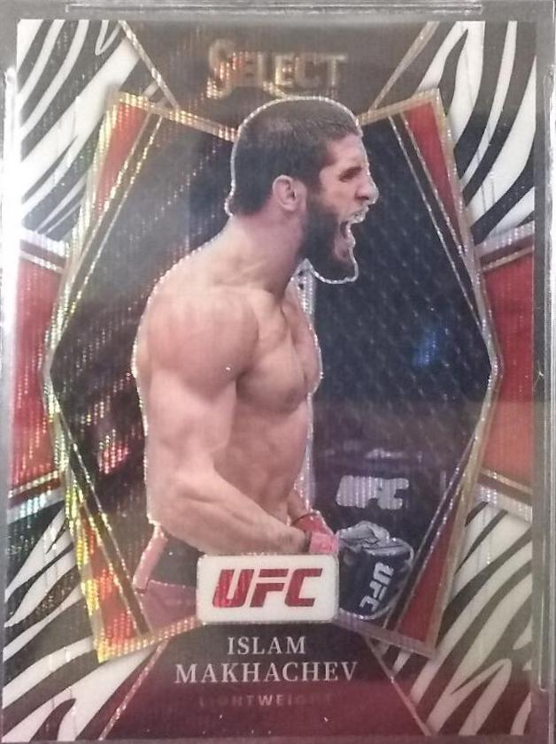 Islam Makhachev 2022 Panini Select UFC Premier Level #125 Zebra