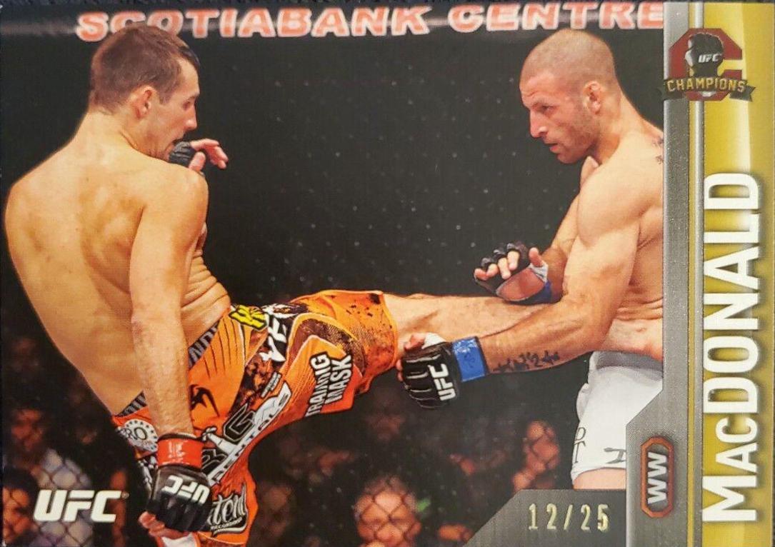Rory MacDonald 2015 Topps UFC Champions Base #195 Gold