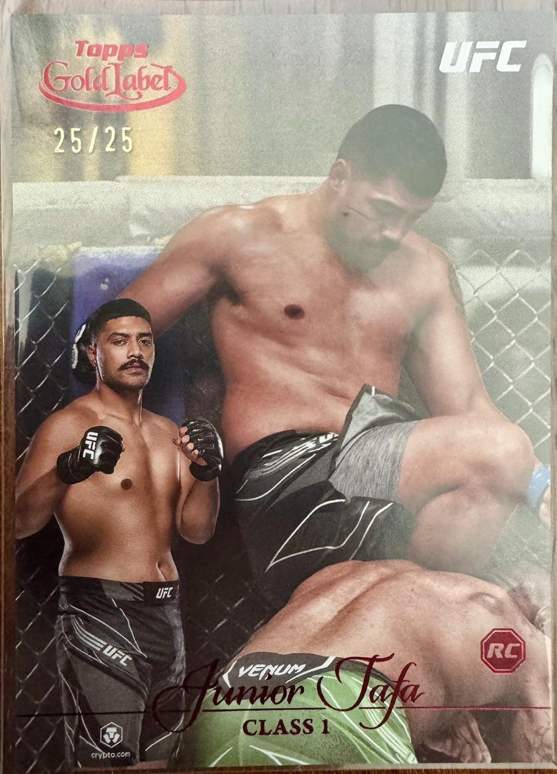 Junior Tafa 2024 Topps Gold Label UFC Base Class I #33 Red