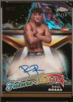 Raul Rosas 2024 Topps Chrome UFC Future Stars Autographs #FSA-RRO Black Refractor
