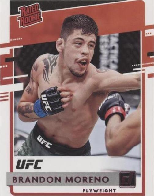 Brandon Moreno 2021 Panini Chronicles UFC Base Donruss Rated Rookies #26 Pink