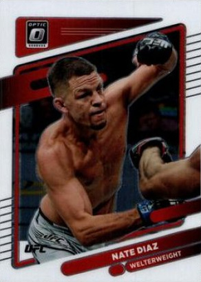 Nate Diaz 2022 Panini Donruss Optic UFC Base #23 Lucky Envelopes