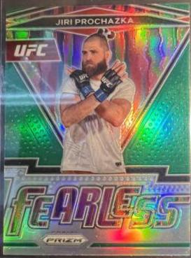 Jiri Prochazka 2022 Panini Prizm UFC Fearless #9 Green