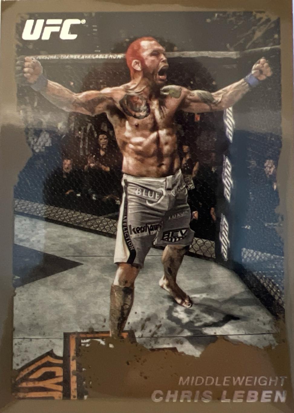 Chris Leben 2011 Topps UFC Moment of Truth Base #12 Gold