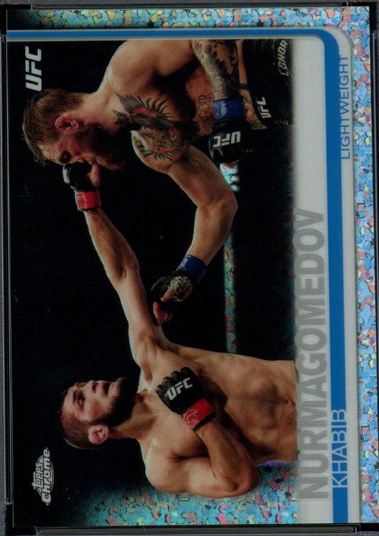 Khabib Nurmagomedov 2019 Topps Chrome UFC Base #25 Diamond Hot Box