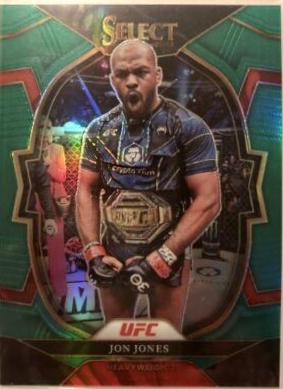 Jon Jones 2023 Panini Select UFC Mezzanine #335 Green