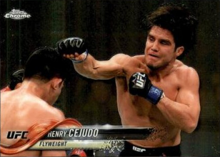 Henry Cejudo 2018 Topps Chrome UFC Base #86 Gold