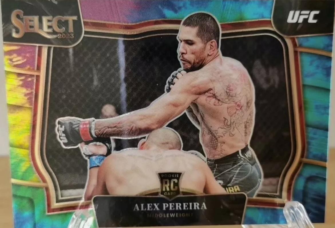 Alex Pereira 2023 Panini Select UFC Octagonside #222 Tie Dye