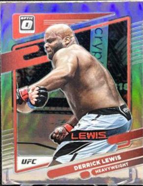 Derrick Lewis 2022 Panini Donruss Optic UFC Base #80 Holo