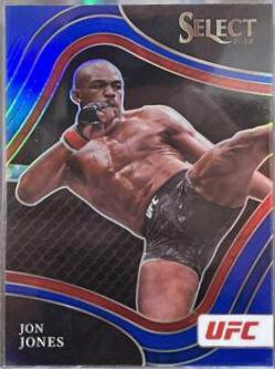 Jon Jones 2022 Panini Select UFC Octagonside #259 Blue Prizm