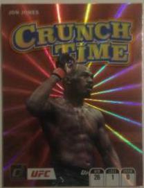Jon Jones 2022 Panini Donruss UFC Crunch Time #19 Press Proof Pink