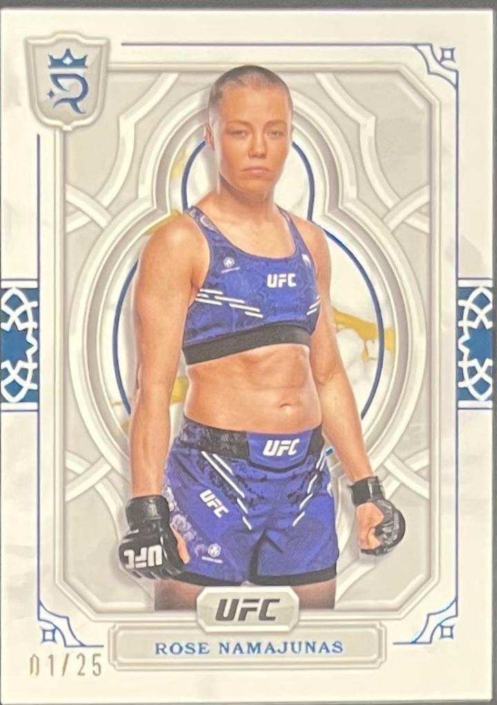 Rose Namajunas 2024 Topps Royalty UFC Base #73 Blue