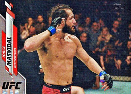 Jorge Masvidal 2020 Topps UFC Base #49 Black