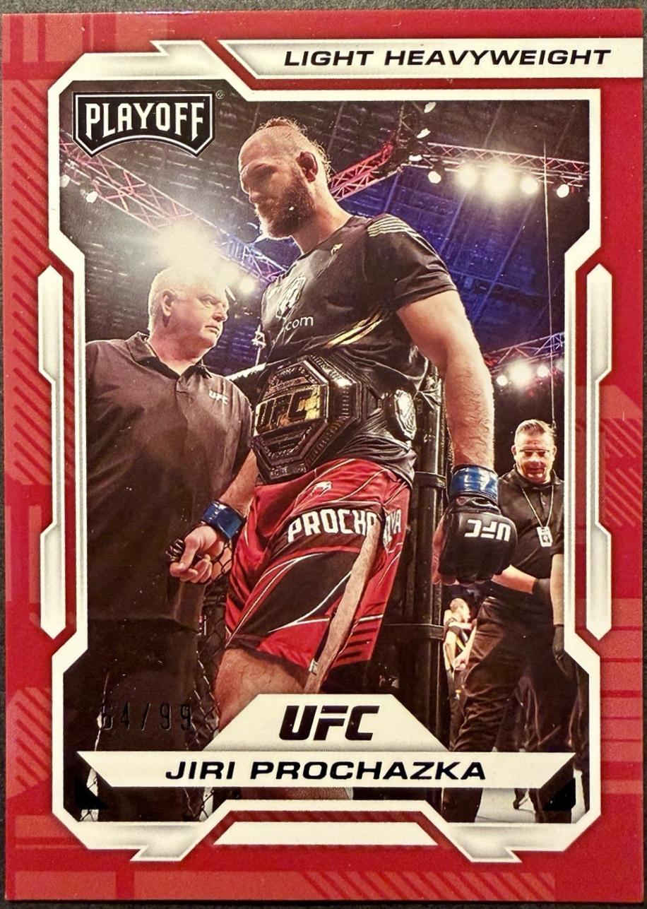 Jiri Prochazka 2023 Panini Chronicles UFC Base Playoff #169 Blue