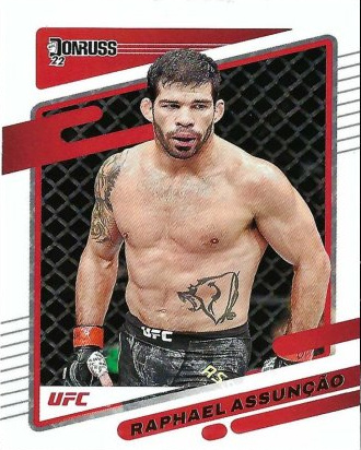 Raphael Assuncao 2022 Panini Donruss UFC Base #165 Silver