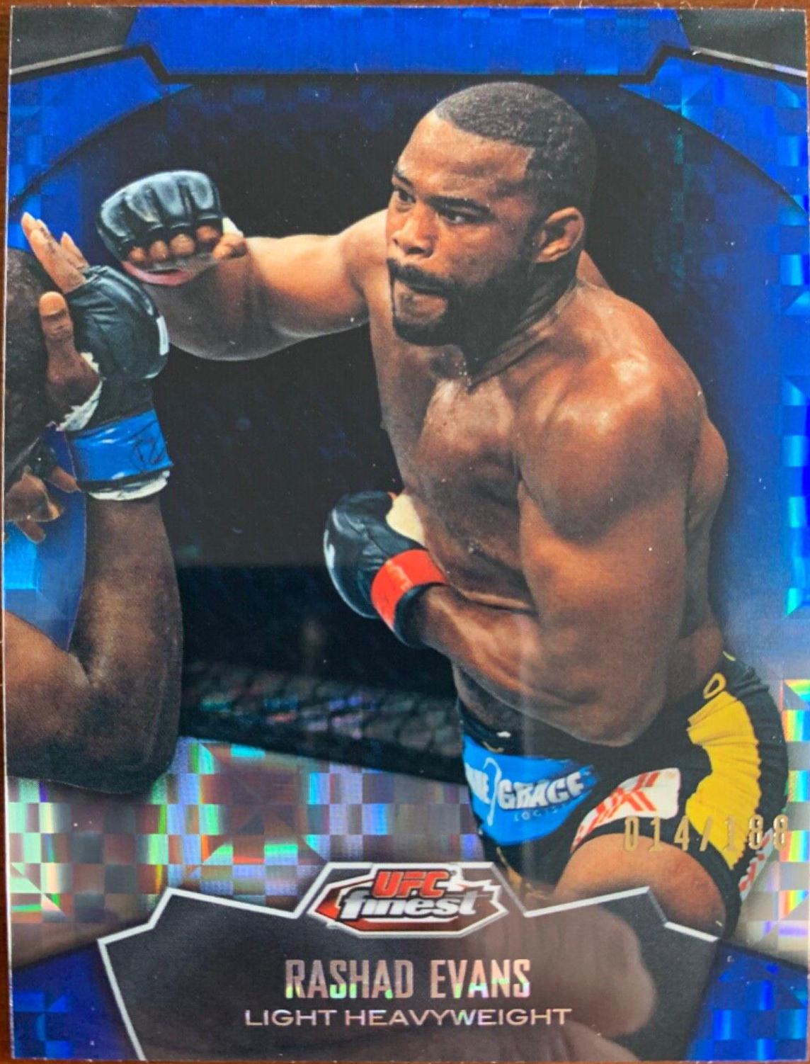 Rashad Evans 2012 Topps Finest UFC Base #87 Xfractor