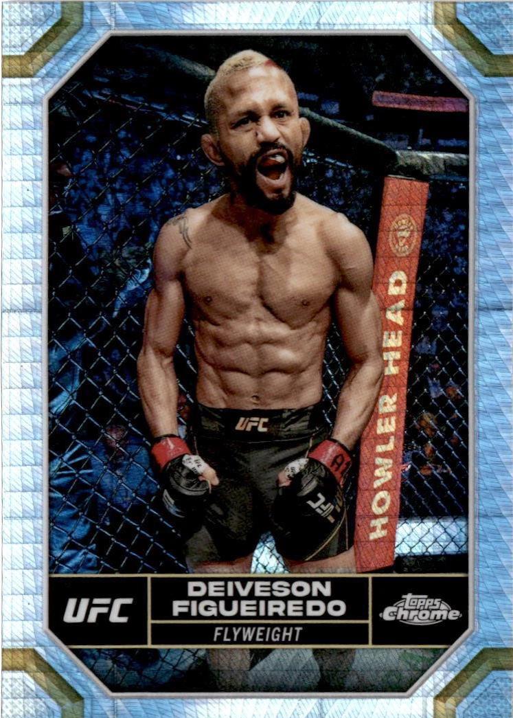 Deiveson Figueiredo 2024 Topps Chrome UFC Base #57 Prism Refractor
