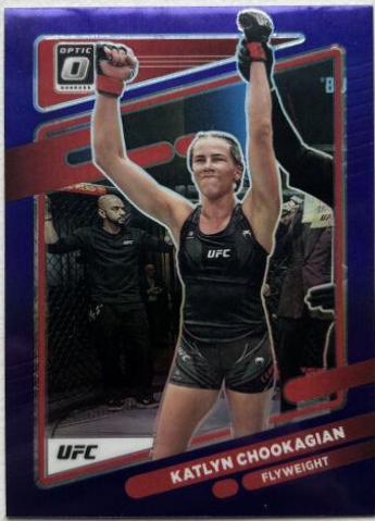 Katlyn Cerminara 2022 Panini Donruss Optic UFC Base #61 Purple