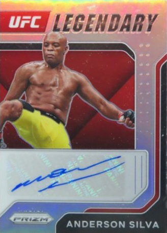Anderson Silva 2022 Panini Prizm UFC Legendary Signatures #17 Black