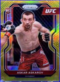 Askar Askarov 2021 Panini Prizm UFC Base #8 Gold