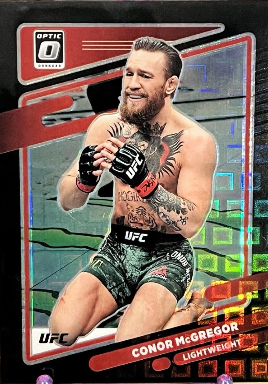 Conor McGregor 2022 Panini Donruss Optic UFC Base #75 Black Pandora