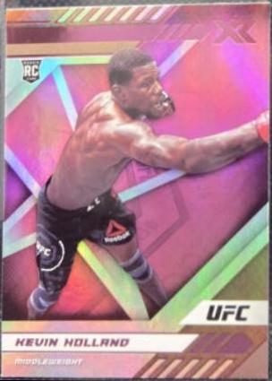 Kevin Holland 2021 Panini Chronicles UFC Base XR #198 Pink