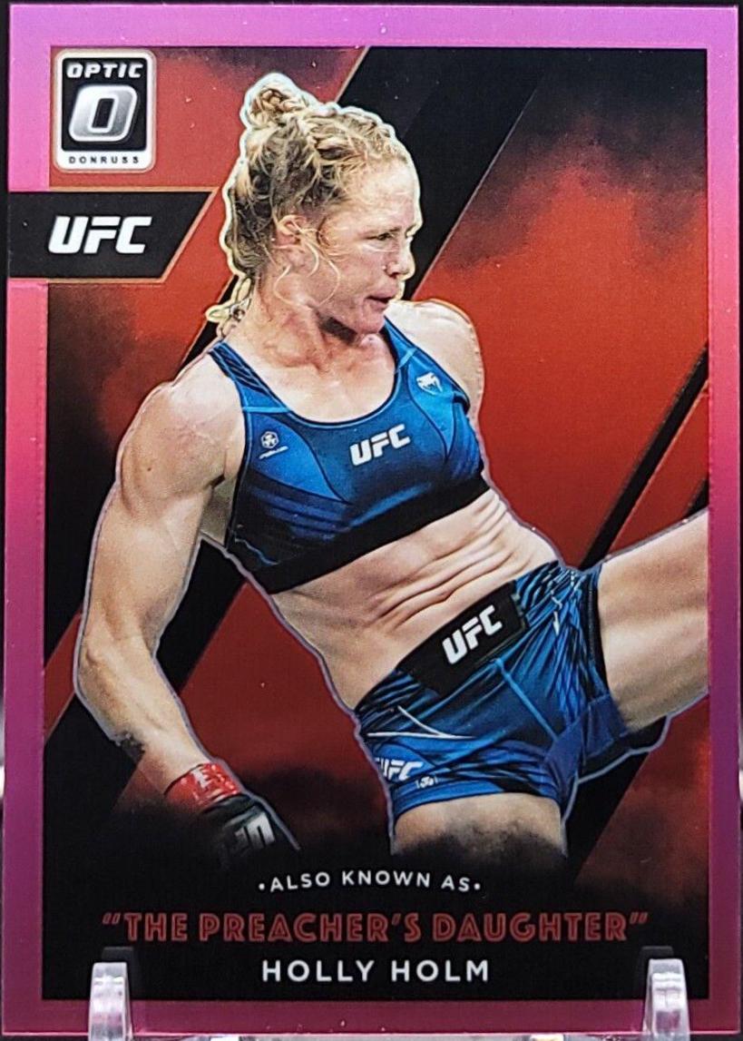 Holly Holm 2022 Panini Donruss Optic UFC Also Known As #19 Pink