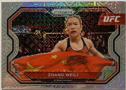 Zhang Weili 2021 Panini Prizm UFC Base #189 Mojo