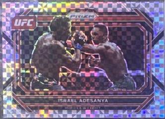 Israel Adesanya 2023 Panini Prizm UFC Base #82 Lucky Envelopes