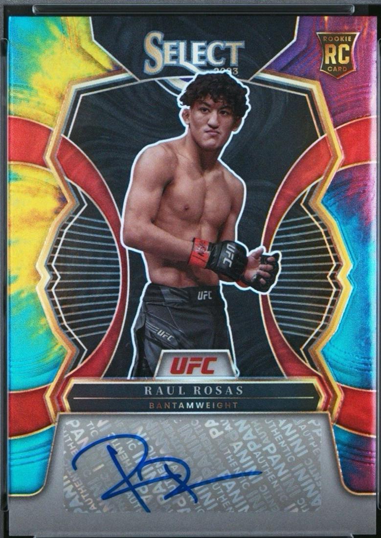 Raul Rosas 2023 Panini Select UFC Rookie Signatures #20 Tie-Dye