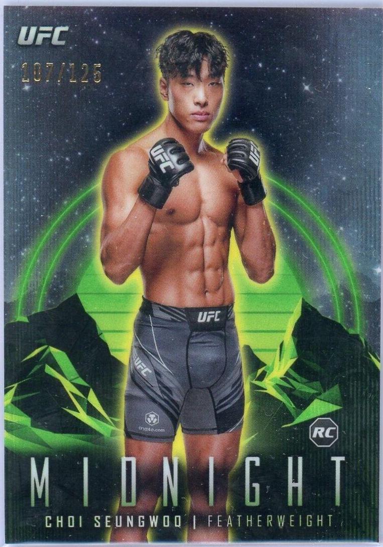 SeungWoo Choi 2024 Topps Midnight UFC Base #79 Morning