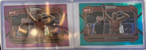 Jalin Turner 2023 Panini Prizm UFC Base #14 Purple