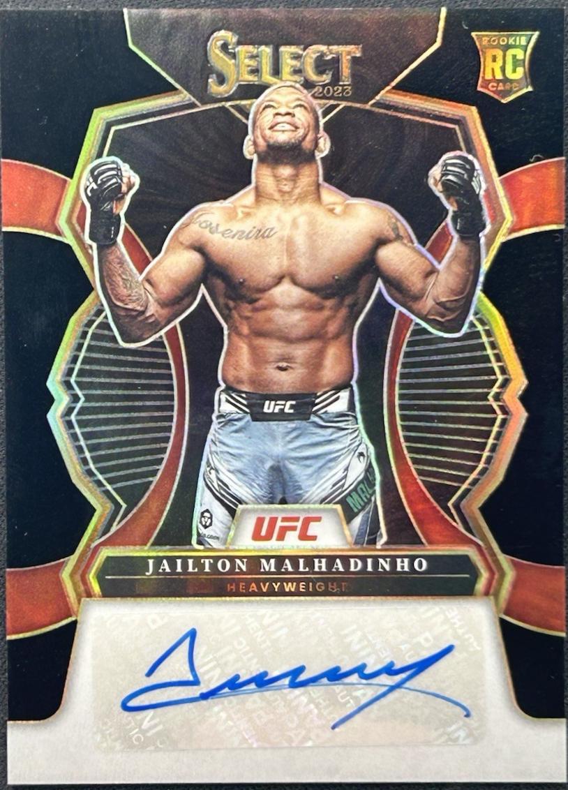 Jailton Almeida 2023 Panini Select UFC Rookie Signatures #9 Black