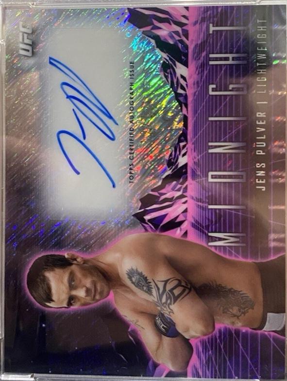 Jens Pulver 2024 Topps Midnight UFC Horizon Signatures #HS-JPR Midnight
