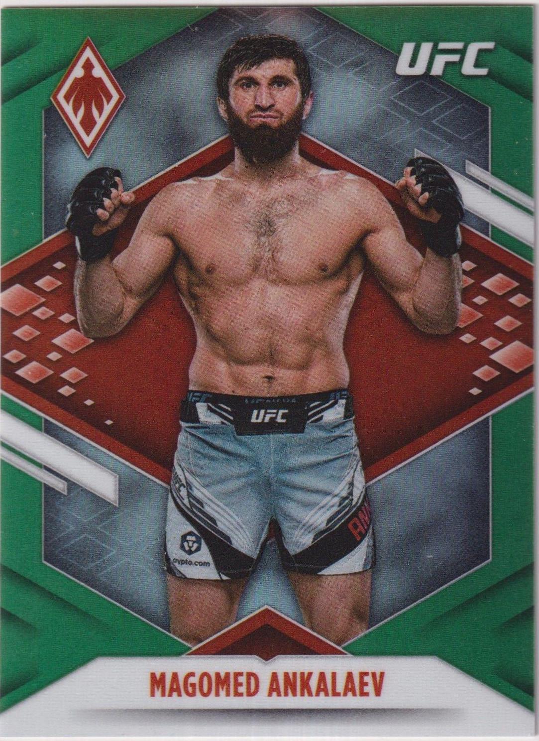 Magomed Ankalaev 2022 Panini Chronicles UFC Base Phoenix #310 Green