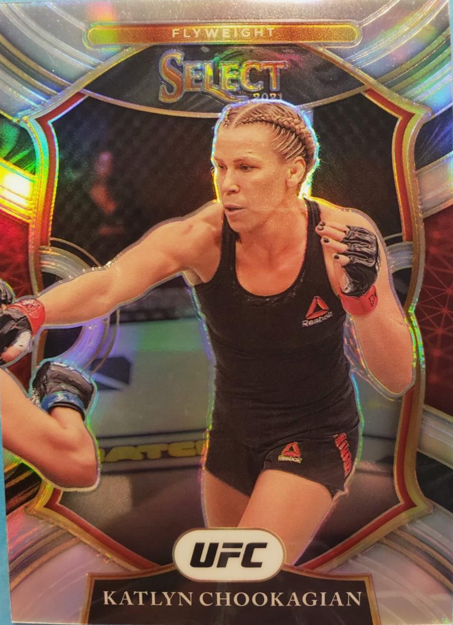 Katlyn Cerminara 2021 Panini Select UFC Concourse #17 Silver