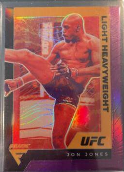 Jon Jones 2021 Panini Chronicles UFC Base Flux #246 Purple